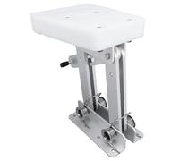 Dilwe Support de Moteur de Bateau en Alliage d'aluminium, Support de Moteur Hors-bord, 5 Vitesses Réglables, Plage de 13,4 Pouces pour Moteurs 2 Temps de 7,5 à 20 CV sur les Yachts et les Bateaux à