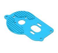 Dilwe Support de Moteur RC, Plaque de Dissipateur de Chaleur en Alliage d'aluminium, Conception Légère pour Camion Losi Mini-T 2.0 2WD 1/18, Refroidissement et stabilité Améliorés (BLUE)