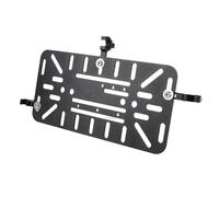 Dilwe Support de Support de Sac Latéral de Moto, Porte-Bagages de Sacoche en Alliage d'aluminium pour Latéral de 16 Mm, Rangement à Fente Creuse, à 3 Clips, pour Les Cyclistes de Tourisme