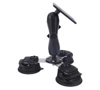 Dilwe Support de Tablette, Support de Tablette en Alliage D'aluminium avec Base à Ventouse sous Vide pour Bureau en Verre, Charge Stable et Solide de Plus de 2 Kg