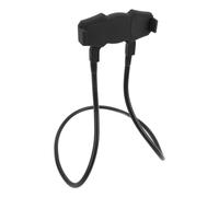Dilwe Support de Téléphone Cou, Support de Téléphone à Col de Cygne en Alliage d'aluminium ABS avec Rotation à 360 Degrés, Conception Légère et Pliable pour Le Streaming en Direct à Domicile, au