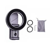 Dilwe Support de Téléphone Magnétique, Support de Téléphone Pliable Rotatif à 360° en Aluminium pour Voiturette de Golf, Salle de Sport, Bureau de Cuisine