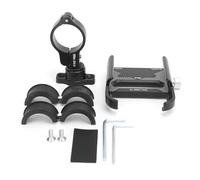 Dilwe Support de Téléphone Portable de Vélo en Aluminium P30, Support de Téléphone Portable de Vélo Réglable - pour 60-100mm - épaissit L'oreiller - Renforce L'oreiller - Réduit Les
