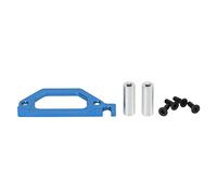 Dilwe Support servo de voiture télécommandée, support de servo en métal durable, accessoires de mise à niveau pour Traxxas Latrax Teton 1/18 RC Crawler Car (bleu)