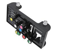 Dilwe Système D'apprentissage de la Guitare, Aide Pédagogique, Conception Humanisée avec un Accord t Matériau Transparent pour Débutant, Outils de Pratique de la Guitare (BLACK)