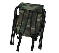 Dilwe Tabouret de Pêche Pliable Portable, Siège de Transport Confortable avec Sac de Rangement pour Activités de Plein Air, Acier et Tissu Oxford, Sport Pattern, 32 X 43 X 7 cm.
