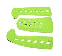 Dilwe Tampons de Traction Verts Surfboard Thermiques Tampons de Terrasse pour Les Bateaux RVS 3 Pack