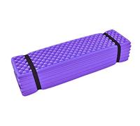 Dilwe Tapis de Sol Pliable en Mousse, 4 Couleurs, léger et Pliable, pour Gym, Yoga, Exercice, Camping, randonnée, Sports de Plein air (Violet)