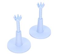 Dilwe Tee de en Caoutchouc, Support de Tee Réglable en Hauteur de 53 à 73 Mm pour Tapis de Frappe et de Conduite de Simulateur (-Shirt à Bille réglable 77 cm 2 pièces)
