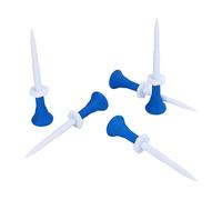 Dilwe Tees de Golf, Tees Réglables en Plastique avec Tête en Caoutchouc Souple pour Balle Stable, Idéaux pour l'entraînement de Golf et Les Sports de Plein Air