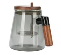 Dilwe Théière, Théière de Séparation d'eau en Verre épaissi, Transparente de 750 Ml avec Infuseur pour Préparer et Verser le thé