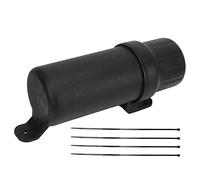 Dilwe Tube à Outils 4,9 Pouces Rangement d'Outils étanche avec Ruban Roulant Universel pour Motos Tout-terrain ATV UTV Camions Matériau PP Durable Résistant à la Chaleur