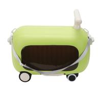 Dilwe Valise à roulettes pour Enfants, Pliage à 90 Degrés (Green) | Matériau ABS, Rangement Spacieux pour Vêtements et Jouets, Essentiel pour Vol en Avion et Vacances, pour Voyage
