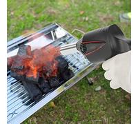 Dilwe Ventilateur de Barbecue Portable, Souffleur D'Air pour Allume-feu Rapide, Force de Vent Efficace pour Camping en Plein Air, Outil de Pique-nique