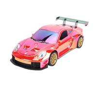 Dilwe Voiture de Dérive RC à L'échelle 1/24, Voiture de Course électrique 2,4 GHz avec Lumières LED pour Intérieur et Extérieur (Rouge)