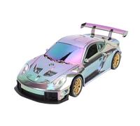Dilwe Voiture de Dérive RC à L'échelle 1/24, Voiture de Course électrique 2,4 GHz avec Lumières LED pour Intérieur et Extérieur (Purple)