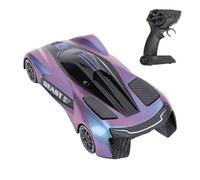 Dilwe Voiture de Dérive RC à L'échelle 1:24, Voiture de Course RC 2,4 GHz avec Rotation à 360 °, Lumières LED, Effet Sonore, Pneus Interchangeables (White)