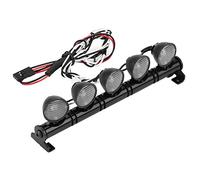 Dilwe Voiture RC 5 LED Barre Phare Lampe Accessoire pour AXAIL scx10 Traxxas -4 Voitures RC