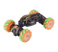 Dilwe Voiture Télécommandée 2,4 GHz 4 Roues Motrices, Détection de Mouvements, Lumières LED et Musique pour Enfants (Green)