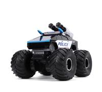 Dilwe Voitures Télécommandées, Véhicule RC Tout Terrain 2.4G, Mode Double Vitesse, Haute et Basse Vitesse, avec Jet d'eau, pour Garçons (Black)