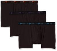 Dim - 6596 - Boxer - Uni - Lot de 3 - Homme - Multicolore (Noir/Cassis/Orange/Bleu) - XX-Large (Taille Fabricant: 6)