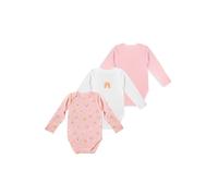 DIM Barboteuse / body jaune / rose / blanc, Taille 56