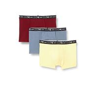 Dim Boxer Coton Stretch Respirant maintien optimal Homme x3, Citronnelle/Rouge Brûlé/ Gris Souris, 6