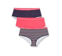DIM Boxer Femme Les Pockets Coton Couleurs & Motifs x3, Lot Pretty Rose, XXL