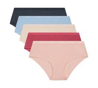 DIM Boxer Femme Lot de 5 | Les Pockets Ecodim Toucher Doux | Coton Stretch | Finitions Extra Plates | Confort Quotidien | Multicolore