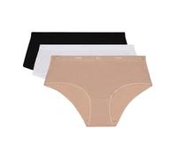 Dim Boxer Les Pockets Ecodim Coton Finitions extra-plates X3 Blanc/Peau/Noir 40-42 EU