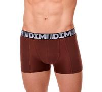 DIM Boxer Homme 3D Flex Air Respirabilité x2, Marron Chocolat/Kaki, L
