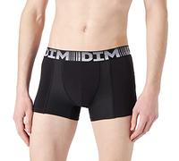 DIM Boxer Homme 3D Flex Air Respirabilité x2, Noir/Gris Perle, XL