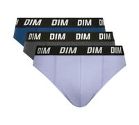 DIM Slip Homme à Thermorégulation Active DIM Sport x3, Bleu/Mauve, S