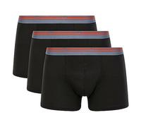 DIM Boxer Homme Classic Colors Coton Stretch Confort et Maintien x3, Noir, M