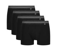 DIM Boxer Homme Ecodim Coton Stretch Confort et Maintien x4, Noir, XXL