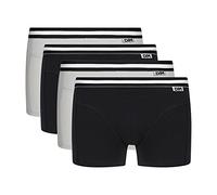 Dim Boxer Homme Lot de 4 | Ecodim Coton Stretch | Confort Durable et Maintien Optimal | Ceinture Classique