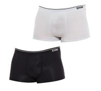 Dim Boxer Seamless Coton – Lot de 2 – Rouge Truffe/Marron Intense – L – Homme