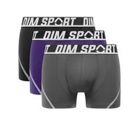 DIM Boxer Homme Sport - Lot de 3 | Microfibre Respirante à Séchage Rapide | Thermorégulation & Maintien Optimal