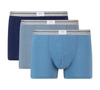 DIM Boxer Homme Ultra-Resist Coton Stretch Durable x3, Bleu Jean/Gris Souris/Bleu Denim, L