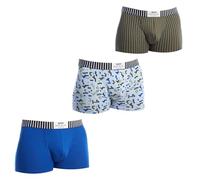 Dim Paris Ad00c6d Vibes Cotton Patterned Boxers 3 Units Orange,Noir 5 Homme