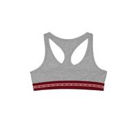 Dim Fille Sport Maintien Parfait et Confort Brassiere, Ab9gris Chiné Bordeaux, 14 ans EU