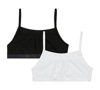 Dim Brassière Fille Les Pockets EcoDIM x2, Noir/Blanc, 8 Ans