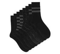 DIM Chaussettes Homme à Rayures EcoDIM Style x4, Noir, 40-45