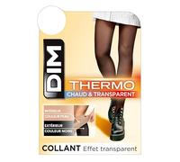 Dim Thermo Collant Femme Noir Effet Transparent Taille 1/2 1ut