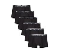 Dim Coton Stretch Respirant Maintien Optimal x6 Boxer, Noir, L (Lot de 6) Homme