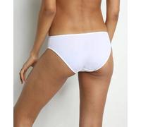 Dim Culotte Blanche En Microfibre Generous Broderie