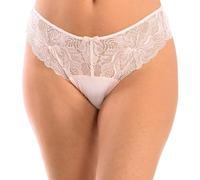 DIM Culotte Femme Dentelle Generous Essentiel x1, Rose, M