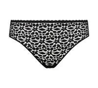 Dim Femme Tanga Midi Body Touch Easy X2 Culotte, Blanc/Gris, S EU