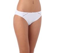 DIM Culotte Femme Dentelle Mes Essentiels By DIM x1, Blanc, M