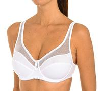 DIM Avec Armatures Generous Coton Bio x1 Soutien-Gorge Femme, Blanc, 105B